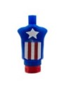 BOQUILLA SHISHA 3D MUÑECO CAPITAN AMERICA