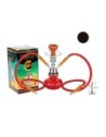 SHISHA 2 MANGUERAS NEGRA 25cm