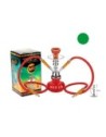 SHISHA 2 MANGUERAS VERDE 24cm