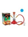 SHISHA 2 MANGUERAS AZUL 24cm