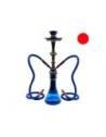 SHISHA 2 MANGUERAS ROJA 51cm