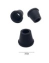 CONECTOR SILICONA CAZOLETA NEGRO (1X5)